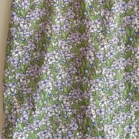 American Eagle Outfitters Stretch Floral Mini Skirt, Purple and Green, Size 4 - Picture 11 of 16